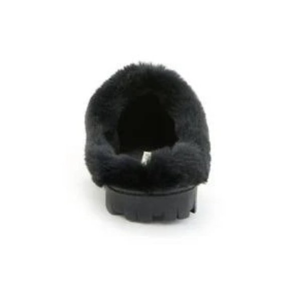 Jessica Simpson Snake Print Slippers with Faux Fur - Picture 3 of 5